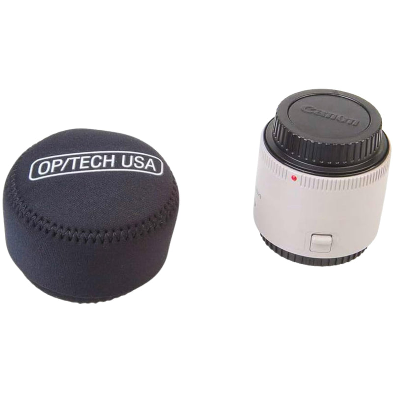 [AUSTRALIA] - OP/TECH USA Fold-Over Neoprene Lens Pouch – Camera Lens Case for safe Lens Cover storage, Great for Photography & outdoor shoot, Keeps your Lens secure with No-Lose Lid-253 (Black) - Made in USA 253 