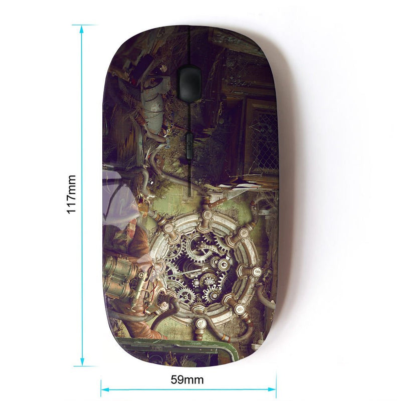 KOOLmouse [ Optical 2.4G Wireless Mouse ] [ Steampunk Mechanics ]