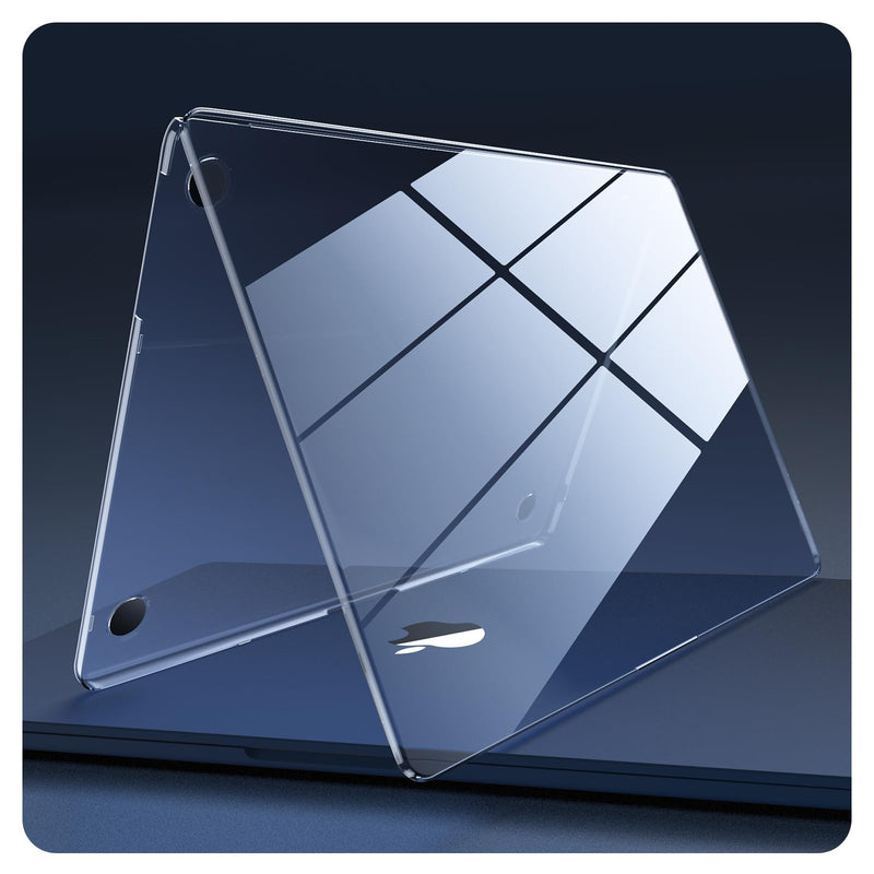 [AUSTRALIA] - for MacBook Air 15 inch Case M3 M2 2024 2023 [Exclusive Midnight, Dazzle Boldly] [Outshine Bare Beauty] Hard Shell Protective Cover for Laptop Model A3114 A2941 - Crystal Midnight 