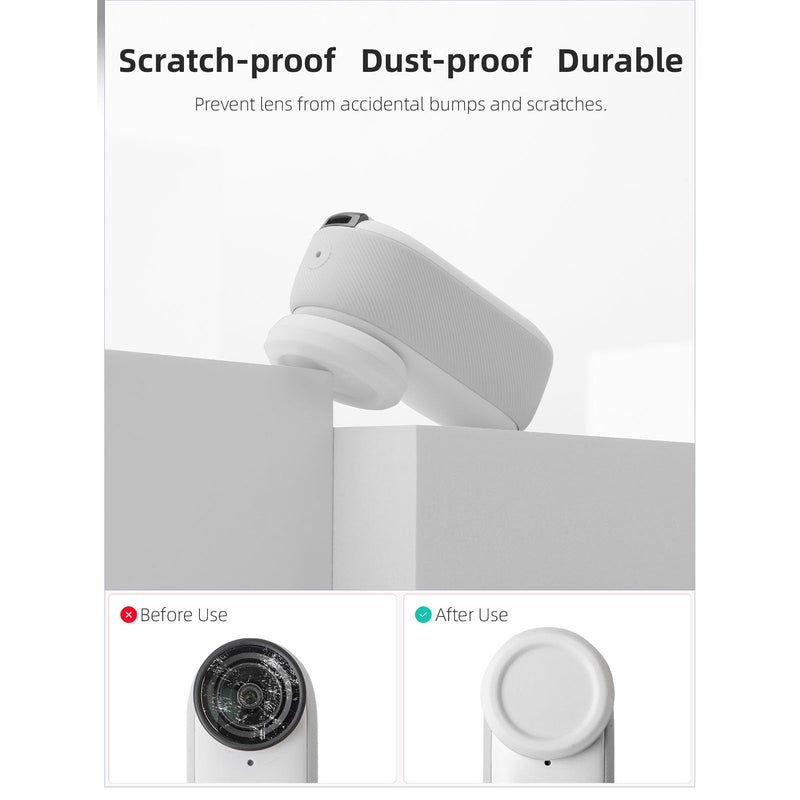 [AUSTRALIA] - GO 3S Silicone Lens Cover Cap, Anti-Scratch and Dust-Proof Lens Protective Cover Compatible for Insta360 GO 3S Thumb Camera Accessories 