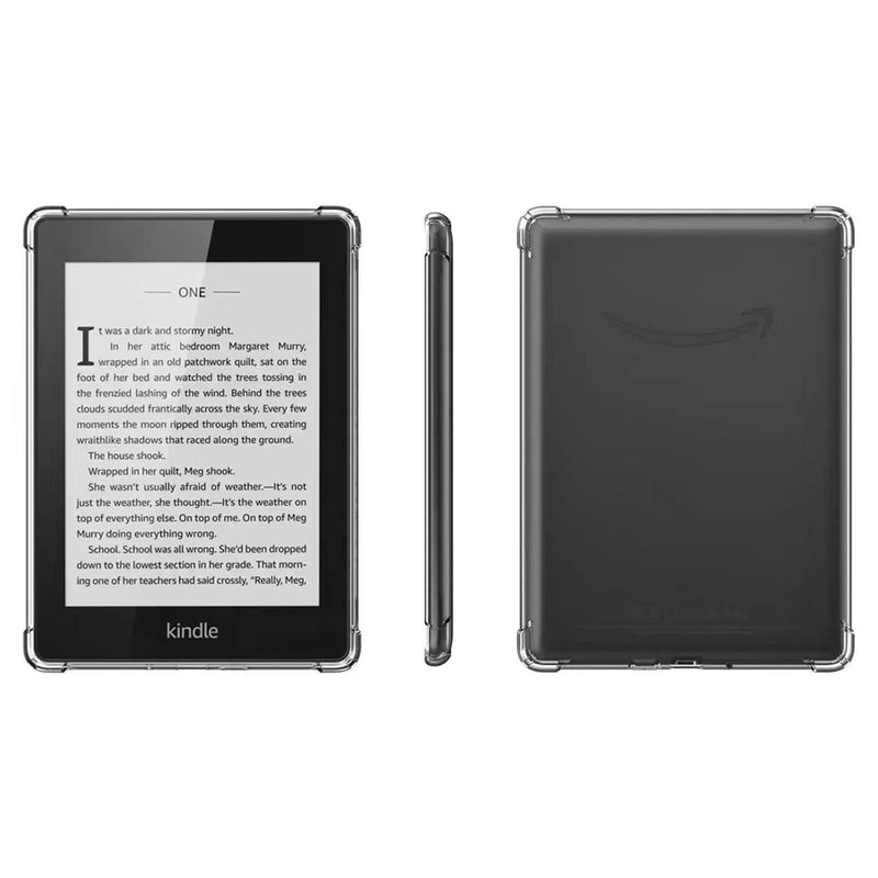 Clear Case Compatible for 6" All New Kindle 10th Generation 2019 Release (NOT Fit Kindle Paperwhite/Kindle Oasis),Slim Soft TPU Silicone Case Cover Skin for Kindle 10th Gen 2019 (Transparent) Transparent