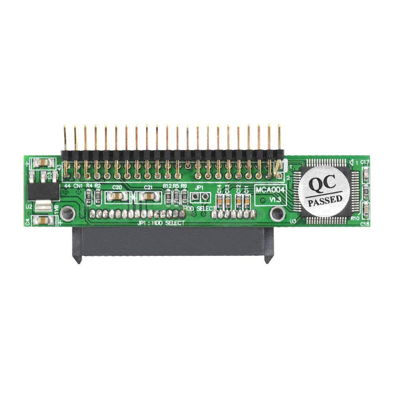 Laptop SATA to IDE Adapter, Convert 2.5 Inch Serial ATA HDD Hard Disk Drive or SSD to 44 Pin Male PATA Port (Parallel Type)