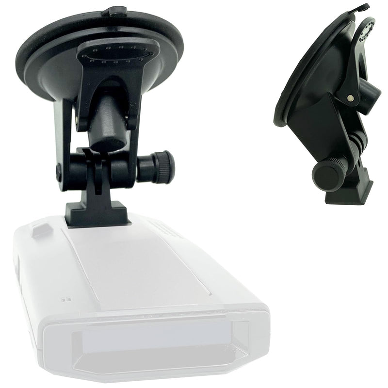 Strong Suction Mount w/Magnetic Dock Cradle for Cobra RAD 700i Dual Pro 360 & Road Scout Radar Detectors (EZ Magnet Connection)