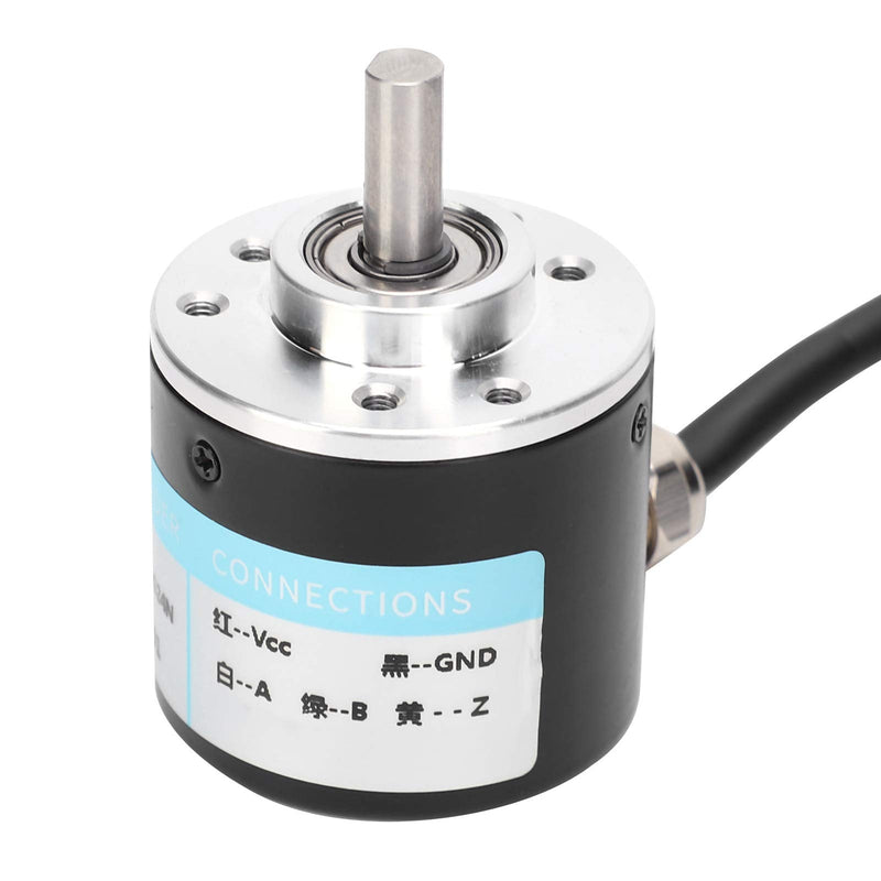 [AUSTRALIA] - DC5-24V Incremental Optical Rotary Encoder, Solid Shaft ABZ, 3-Phase Motion Control Component, 30 KHz, 1000B/1024B (1000Z) 1000Z 