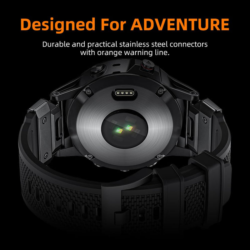 26mm Ultra Bands Designed for Garmin Fenix 8 51mm/Fenix 6X/Fenix 7X/Fenix 5X Plus/Fenix 6X Pro/Fenix 3/Fenix 3 HR/Tactix Delta,Quickfit 26 Watch Nylon Bands