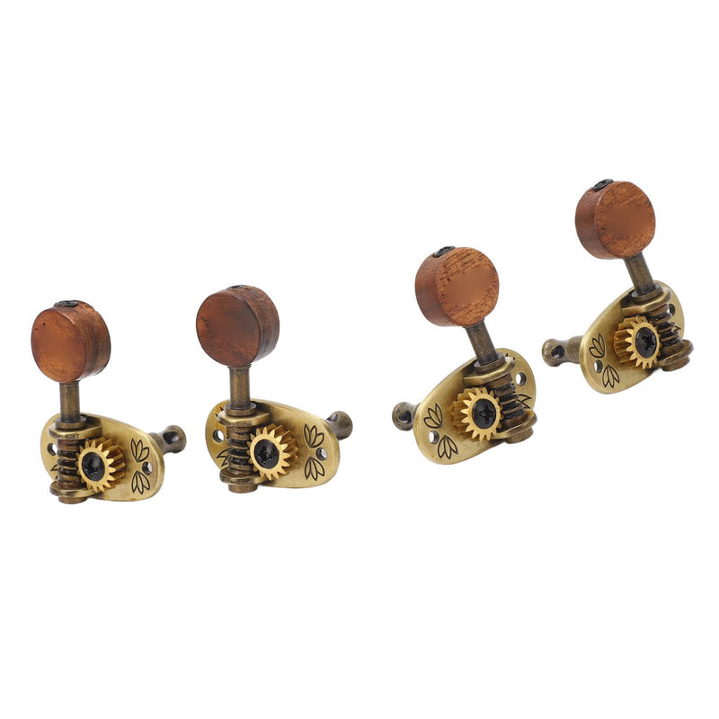 4 Pcs Guitar Tuner Pegs 2L2R Ukulele Tuning Pegs Classical Machine Heads Tuners for 4 String Ukulele Accessories