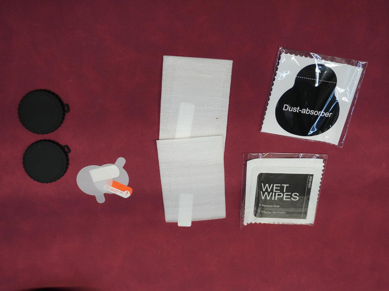 [AUSTRALIA] - Accessory Kit for Osmo Nano, 2 Pack of Screen and Front Lens Protector, 2 Lens Cap and Storage Bag for Osmo Nano 