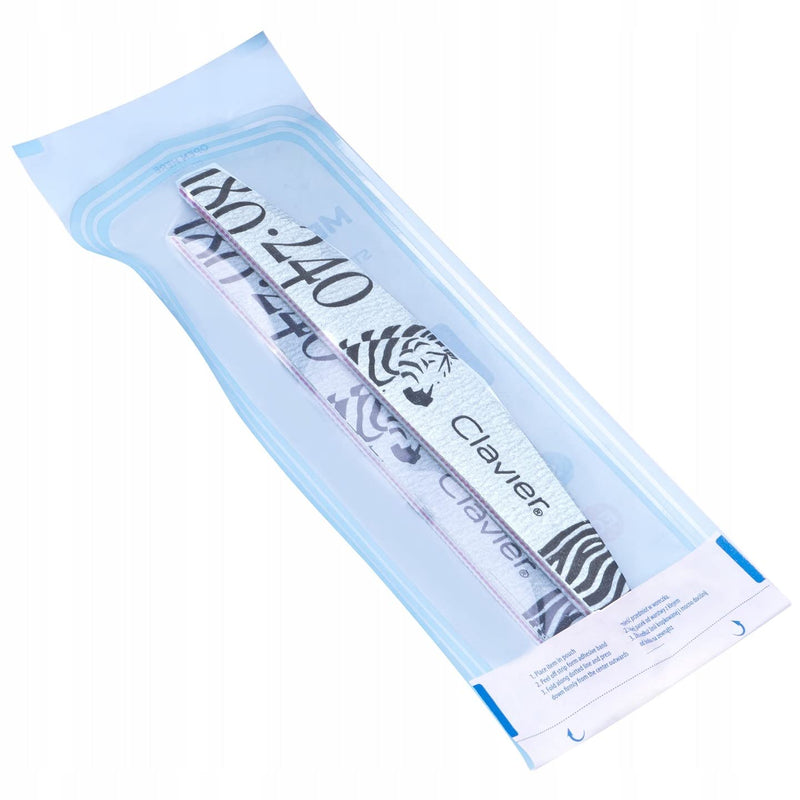 Pack of 200 Self-Sealing Sterilisation Bags, PVC Dental Sterilisation Bags, Self-Sealing Bag, Autoclave Steriliser Bag for Cleaning Tools (5.7 x 13 cm) 57x130