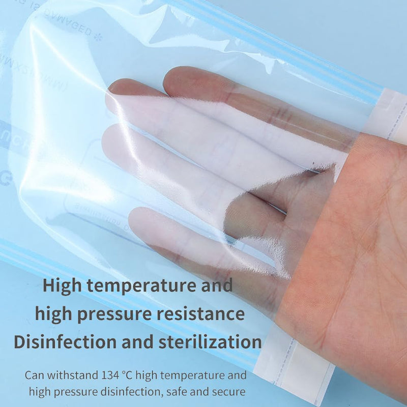 Sterilization Bags, 60 Pieces Self Sealing Sterilization Bags, Disinfectant Bags for Autoclaves, Sterilization Bags, Bags