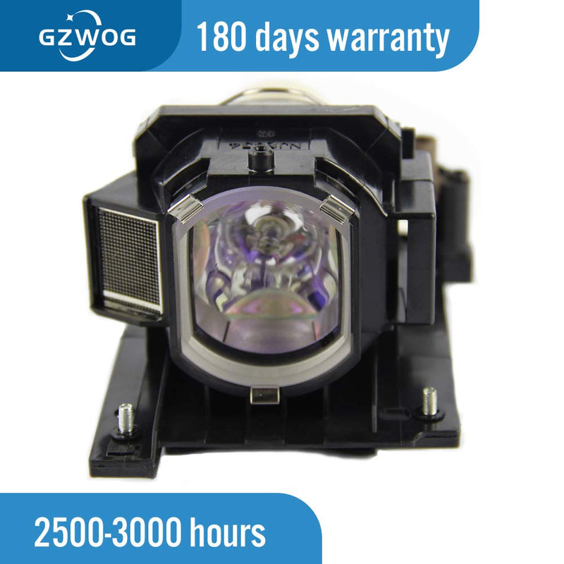 Gzwog DT01021 Replacement Projector Lamp Bulb with Housing for Hitachi CP-2010/X2010N/X2011N/X2510/X2510E/X2510N/X2511N/X2514WN/X3010/X3010E/X3010N/X3011/X3014N/X3511/WX3011N/ ED-X40/X42/X45/X45N/X42N