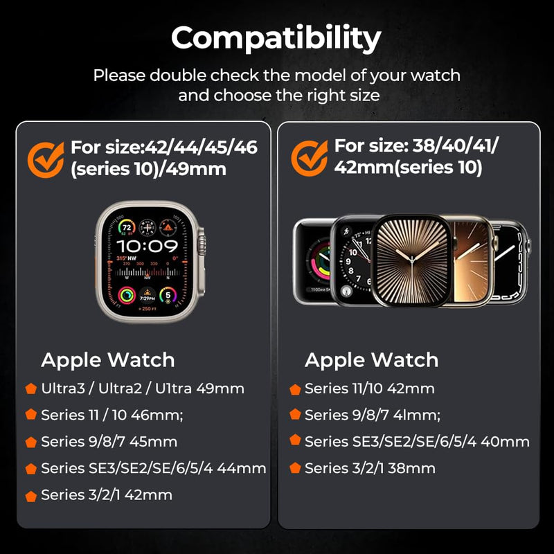 Titanium Band for Apple Watch Ultra 3/2/1 49mm Series 11/10 46mm | Metal Strap for iWatch 9/8/7/SE3/SE2/SE/6/5/4/3/2/1 42mm | 40% Lightweight,Skin-Friendly,Water Resistance,Fit Wrist 6.3''-9'' silver 49/46/45/44/42mm (series 3 2 1)