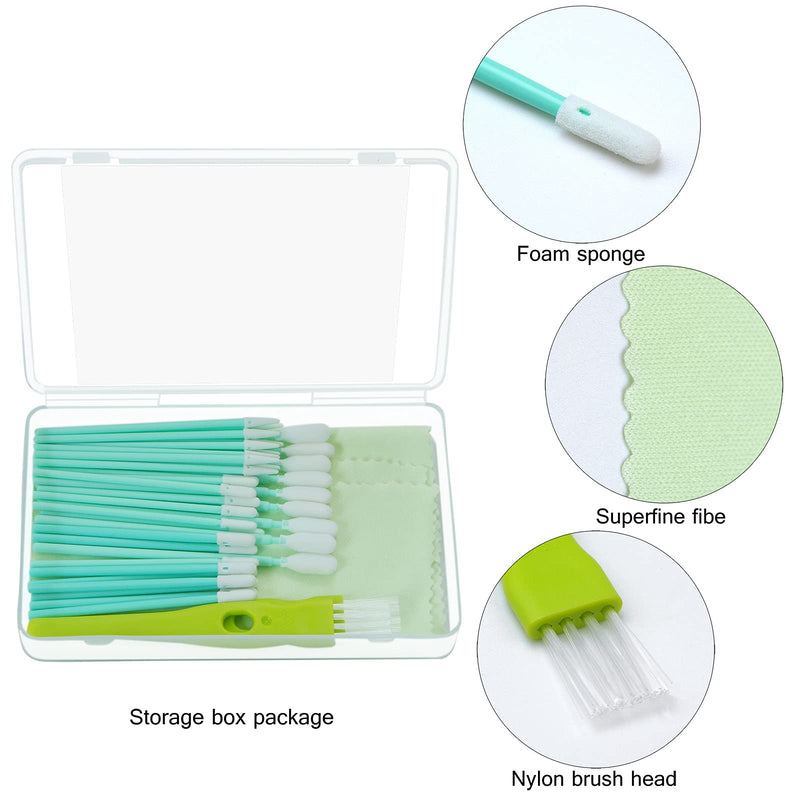 [AUSTRALIA] - Aneco 60 Pieces Cell Phone Cleaning Kit Brush Set USB Charging Port Dust Port Covers Plug Set and Headphone Jack Cleaner Compatible with iPhone, iOS Android, Cell Phone, Electronics Cleaner 