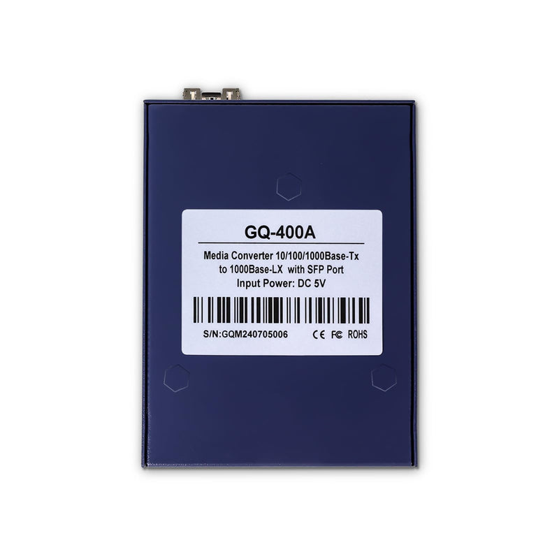 10/100/1000Mbps Media Converter with 1x 1000Base-LX SFP Module | Networks Ethernet to Fiber Media Converter with 1X SFP (1.25Gb/s, Single-mode, Dual LC, 1310nm, 20km) 1G, SMF, LC x1pc