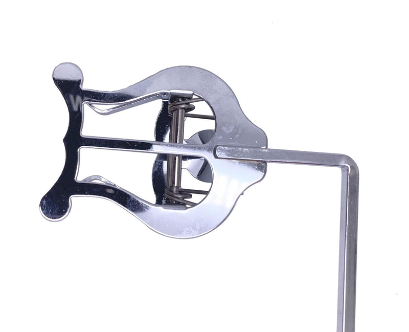 3/4 Vertical Keys Euphonium Marching Clamp-on Lyre Metal Plating Sheet Music Clip 11Inch Length