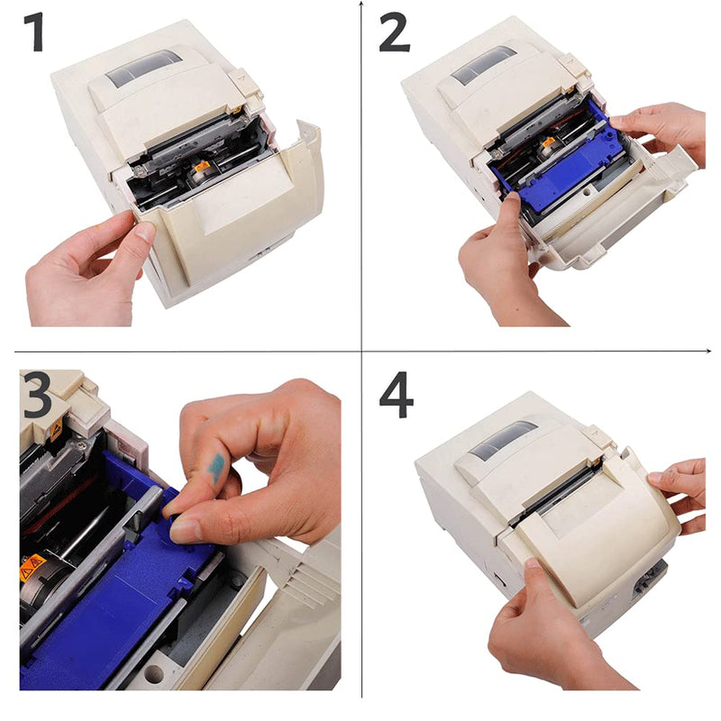 12 Pack Compatible SP700 Printer Ribbon B/R Replacement for Star RC-700BR SP-700BR SP-712 SP-742 Ink Ribbon, Black and Red 12 Pack