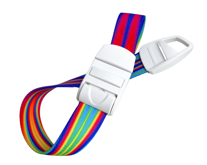 Rolseley Medical Tourniquet Compression Bandage with Abstract Multicolor V2 Pattern with ABS Plastic Buckle Latex Free Elastic Band Perfect for Doctors, Nurses and Paramedics