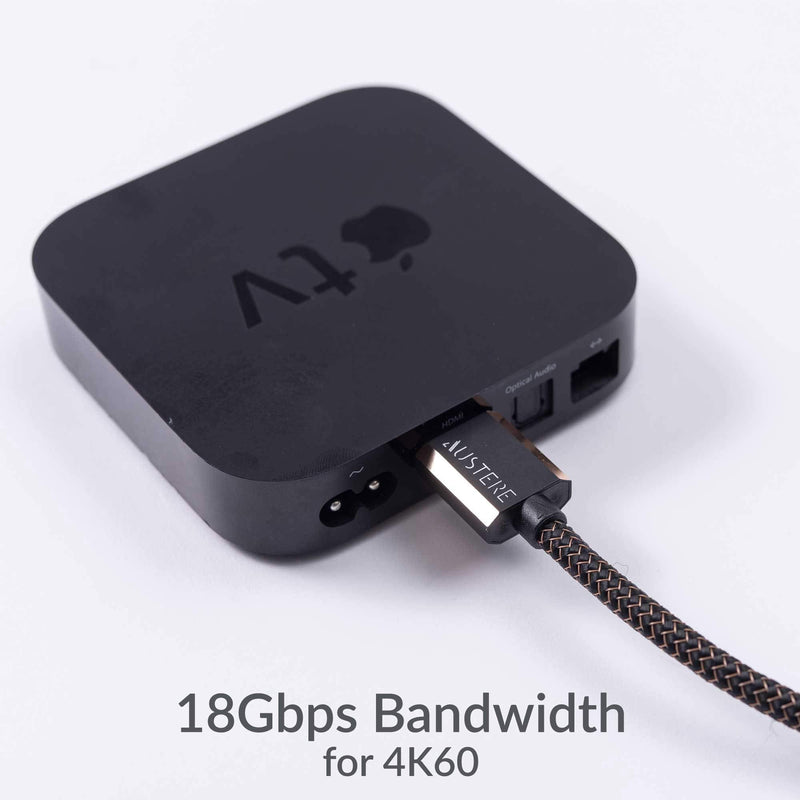 AUSTERE III Series Certified Premium 4K HDR HDMI Cable, 1.5m | High Fidelity ARC, Gold Contacts and High Speed Flex Cable, 18Gbps for 4K60 on PS5, Xbox, Apple TV, Blu Ray, Dolby Vision
