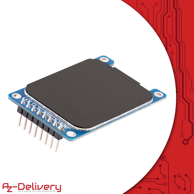 [AUSTRALIA] - AZDelivery 3 x 1.69" TFT Display with 240 x 280 Resolution ST7789V2 Driver - Rounded Corners and SPI Interface - Perfect for Microcontroller Projects 