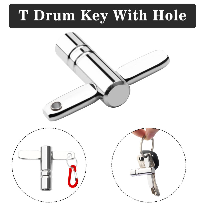 [AUSTRALIA] - YUBOLDA 4 Pack Drum Keys - Universal Tool for Tuning High Tension Drums, Includes Speed Key, Wrench Set, Multi-Tool Keychain, and Drill Bit for Perfect Tuning. 