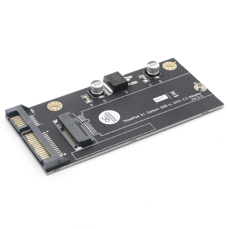 Carbon 20+6 Pin SSD to SATA 2.5 Adapter Converter for Thinkpad Lenovo X1