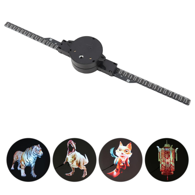 [AUSTRALIA] - 3D Hologram Fan 16.5in 2000x224 3D Projector with 224 LED Light Beads, Borderless Images, Custom Editing for Business Store Advertising 100-240V 