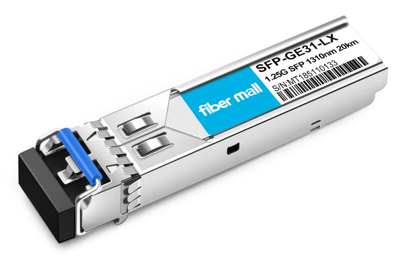 Fiber Mall 1G SFP LX for Palo Alto Networks PAN-SFP-LX 1000BASE-LX/LH SMF 1310nm 20km/10km LC DOM Transceiver Module 1000Base-LX：20km