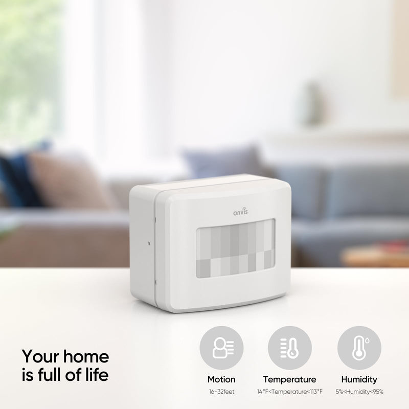 [AUSTRALIA] - Smart Motion Sensor, Wireless Hygrometer, Thermometer, Works with Apple HomeKit, Smart Home Automation, PIR Motion Detector-Thread ((iOS 17.4 and Above is Required) white 