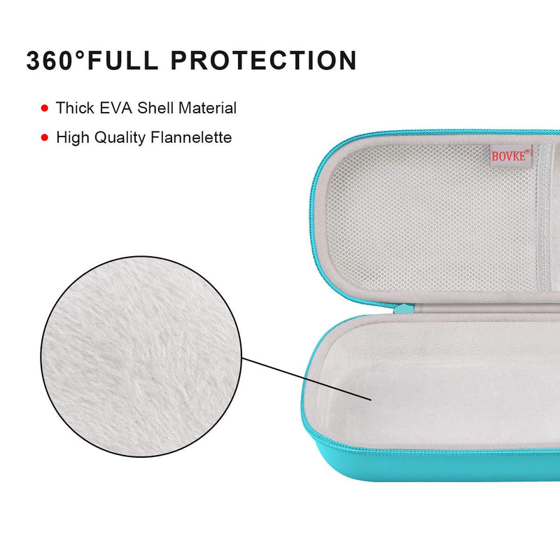 BOVKE Travel Carrying Case Compatible with 3M Littmann Classic III, Lightweight II S.E, MDF Acoustica Deluxe Stethoscopes - Extra Room for Medical Scissors EMT Trauma Shears and LED Penlight, Emerald Pu Leather_Emerald