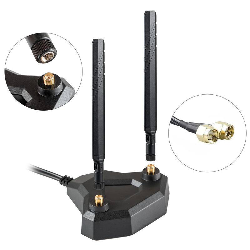 9dBi Magnetic Base 4G 5G Wide Band SMA External Antenna for Verizon AT&T T-Mobile Home Internet 4G LTE 5G Wireless Router Gateways Modem Mobile Hotspot, Eifagur Magnetic Antenna