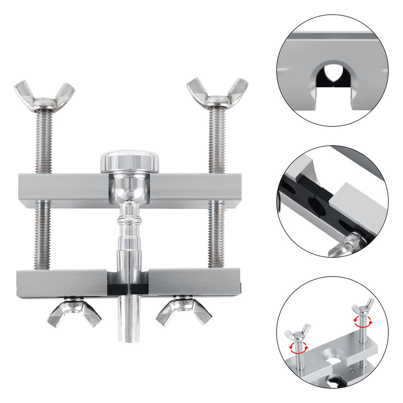 EASTROCK Trumpet Mouthpiece Puller Tool Mouthpiece Remover for Brass-Wind Instrument Silver