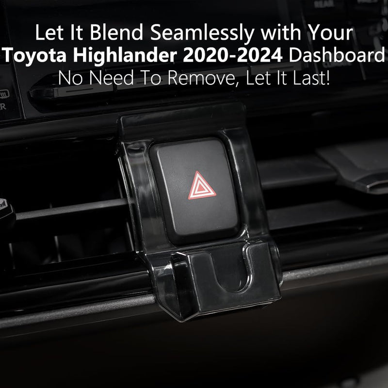 CLEC Fit for Magsafe Car Mount for Toyota Highlander 2020-2024 Car Phone Mount[Strong Magnetic] Magnetic Car Phone Holder for iPhone 17 16 15 14 13 12 Series MagSafe Case All Phones