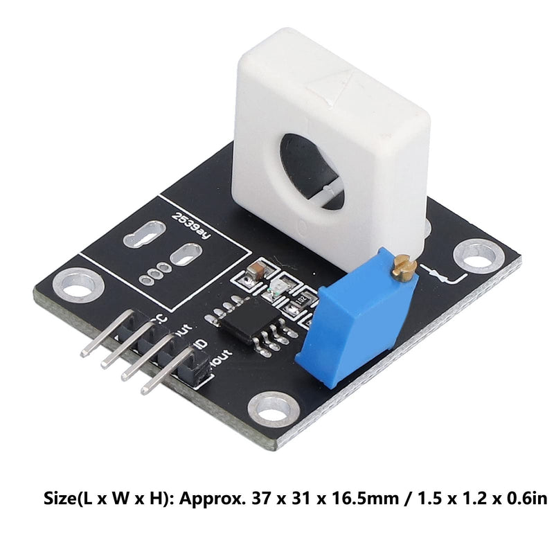 Hall Current Sensor, 100A WCS1600 DC 5V Short Circuit Protection Modules Adjustable Short Circuit Overcurrent Protection Detector for Intelligent Car Engine Overcurrent Detection Wcs1600-black