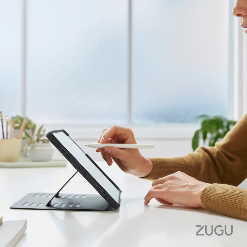 ZUGU CASE for iPad 10.9 Inch 10th Gen (2022) Slim Protective Case - Magnetic Stand & Sleep/Wake Cover (Model #s A2696, A2757, A2777) - Stealth Black