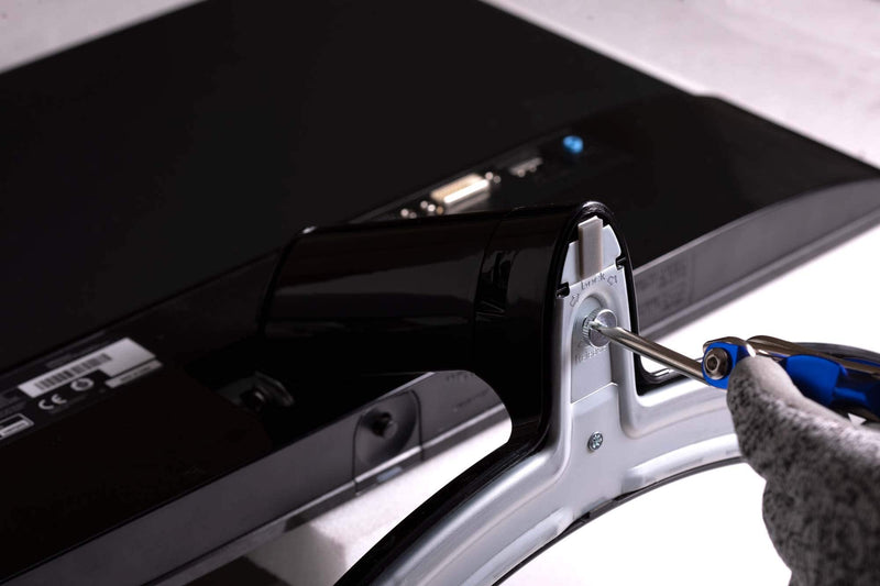 Gladiator Joe Monitor Arm/Mount VESA Bracket Adapter Compatible with LG 24MP58VQ, 24MP58VQ-P, 24MP59G, 24MP59G-P, 24MP60VQ, 27MP58VQ, 27MP58VQ-P | Laser Cut | 100% Made in North America
