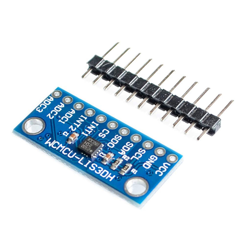 Hailege 2pcs LIS3DH Tri-Axis Acceleration Development Board 3-Axis Acceleration Sensor Replaces ADXL345 Built-in Temperature Sensor