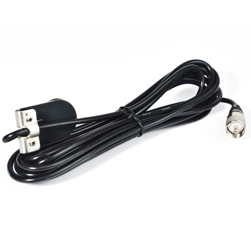 [AUSTRALIA] - HYS Heavy-Duty Trunk Lid Antenna Mount Bracket Base with 13Ft RG-58 Coax Cable, PL-259 to SO239 UHF Connectors for CB, Ham Radio, HF/VHF/UHF Mobile Antennas (TCJ-N6) 