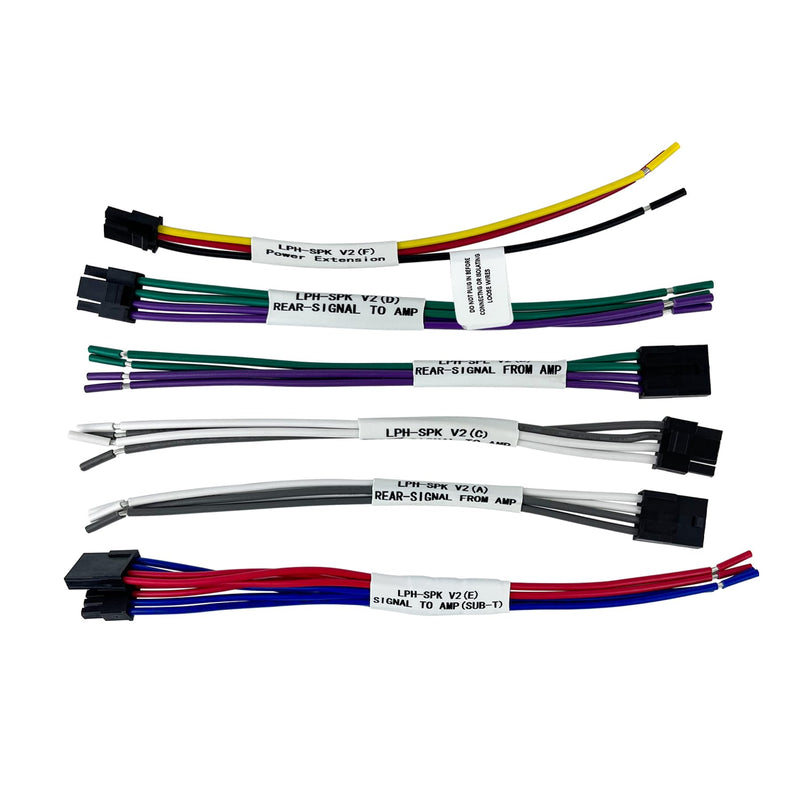 Audio Integration T-Harness LPHFD31 Compatible with Ford Non-Amplified Vehicles 2018-2023 Front and Rear Speaker Leads