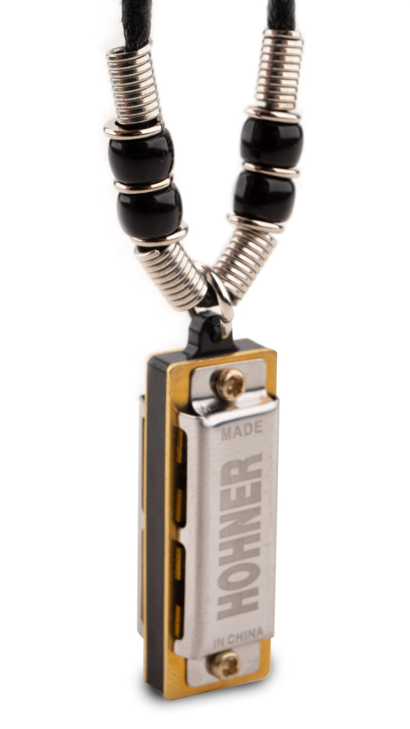 HOHNER Mini Harmonica Necklace Black black (black 19-3911tcx)