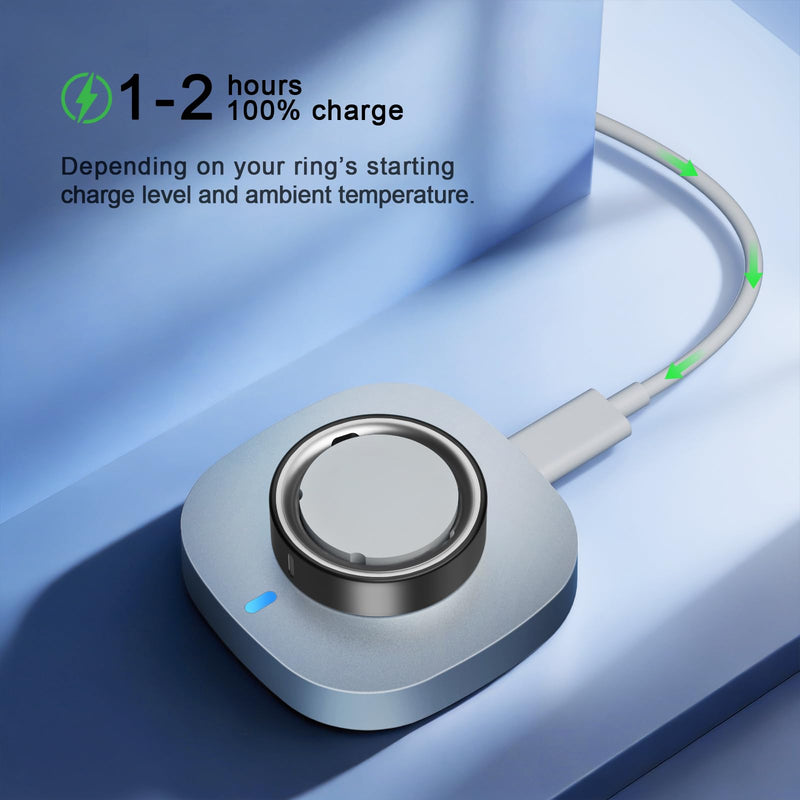 ZOOROO Charger Compatible with Aura-Ring 4 Size 12 | Fast Charging Dock with USB-C Cable for Aura-Ring 4 Accessories