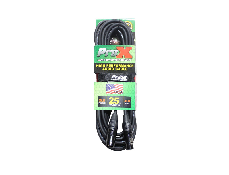 [AUSTRALIA] - Prox XC-MIC2525 Ft. Balanced XLR-F to XLR-M High Performance Microphone Cable 