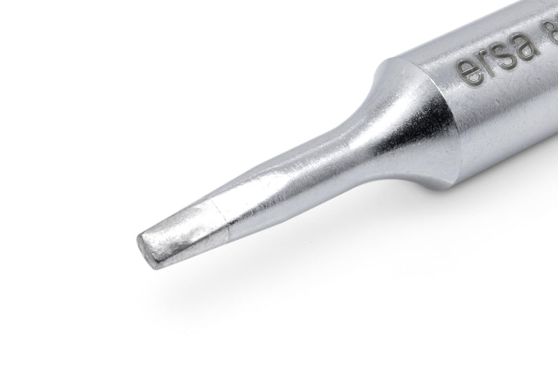 ERSA Ersadur LeadFree 0832CDLF Long-Life Soldering Tip Straight Chisel-Shaped 2.2 mm