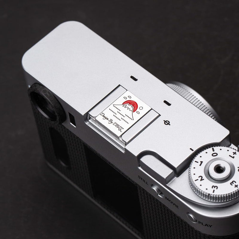 Camera Hot Shoe Cover/Shutter Button, Soft Release Button,Suitable for FUJIFILM XT5 XT4 XT3 XT30 XT20 X100V X100F XT100 X-E3 X-PRO2 X-PRO3 (Mountains and sea-Hot Shoe Cover) Mountains and sea-Hot Shoe Cover