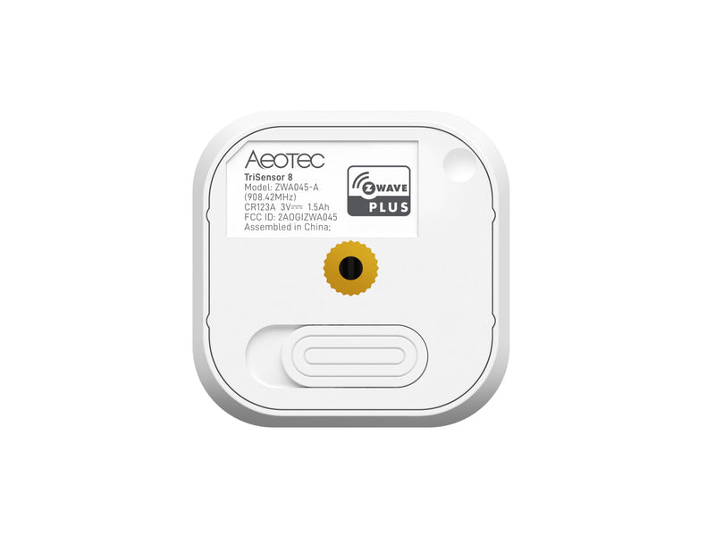 [AUSTRALIA] - Aeotec TriSensor 8, 800 Series Zwave Motion Sensor, Temperature, Light Sensor, Work with Zwave Hub Smartthings 3-in 1 Security System, Long Range Capable ZWA045-A 