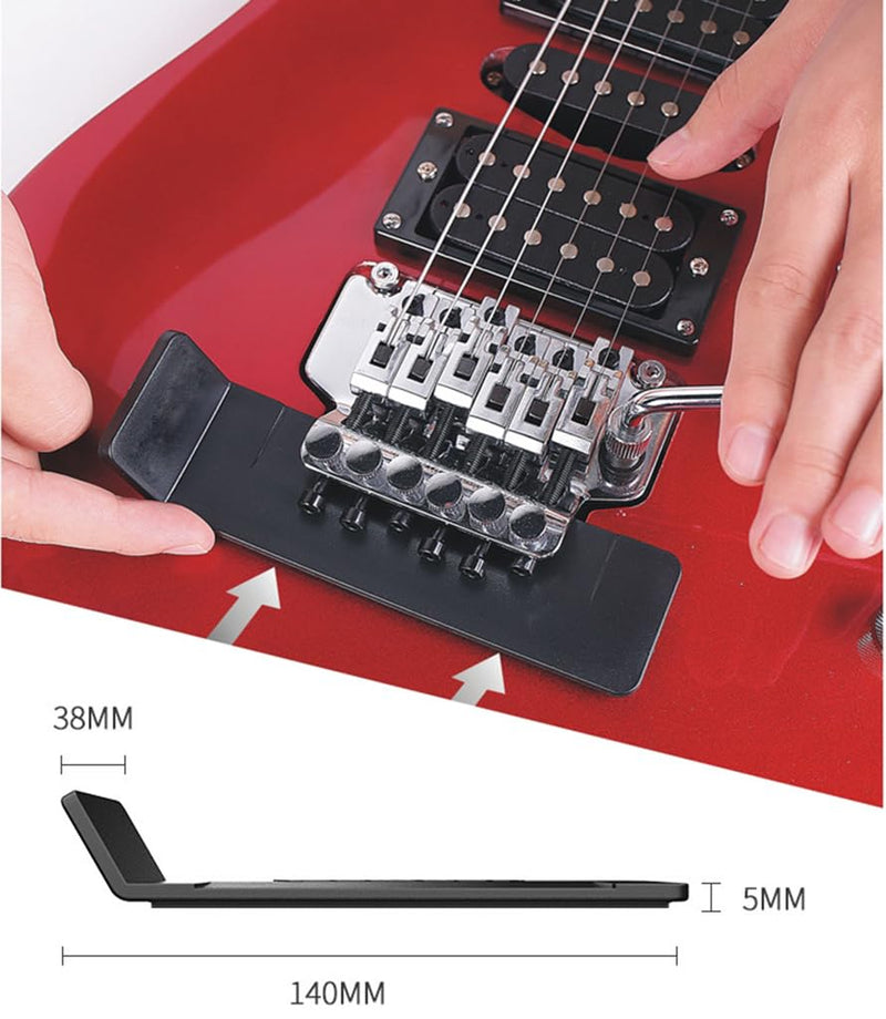 Guitar Floating Tremolo Bridge Shim Plastic Tremolo Block Wedge Bridge String Changing Tool for Floyd Rose Tremolo Guitar