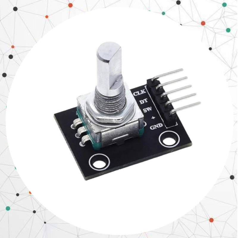 KY-040 Rotary Encoder, Rotary Encoder Module, 360 Degree Encoder, Encoder, Rotary Encoder, Code Switch, Digital Potentiometer, Pack of 10