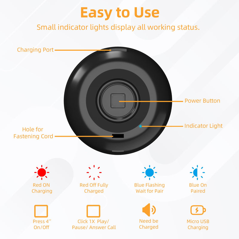 Mini Speaker for Crocs, Croc Bluetooth Speaker, Portable Speaker for Crocs Accessories, Speaker Charm for Crocs Sports Shoes Black