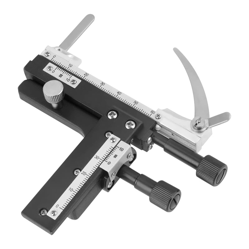 Movable Table Microscope, Professional Attachable Mechanical X-Y Movable Table Caliper for Microscopes