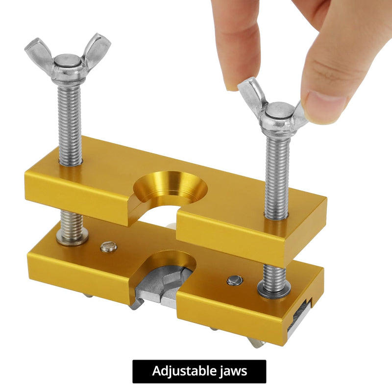 QWORK Trumpet Mouthpiece Remover Puller Tool for Brass-Wind Instrument, Gold