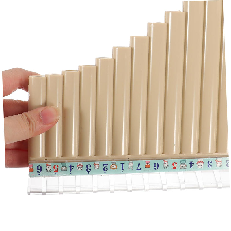 Pan Flute 16 Wooden Flute Chinese Flute Keyboard Instrument Bamboo Pan Flute Musical Instrument Pan Music Multifunction Panpipes C Key Pan Row Flute