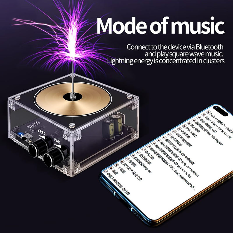 [AUSTRALIA] - Vislone BT Version, Multifunctional Electronics, Mobile Phone, Tesla Coil Module, Artificial Flashes, Electric Arc Generator, Wireless Sound Transmission, Scientific Experimental S 